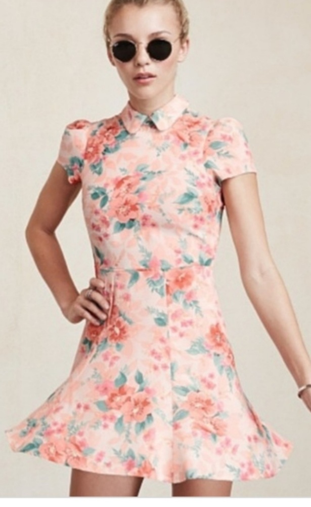 🌼 REFORMATION 🌼 FLORAL WEDNESDAY DRESS SZ2